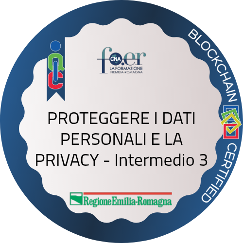 PROTEGGERE I DATI PERSONALI E LA PRIVACY - Intermedio 3
